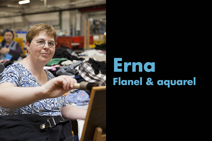 Erna // Flanel & aquarel
